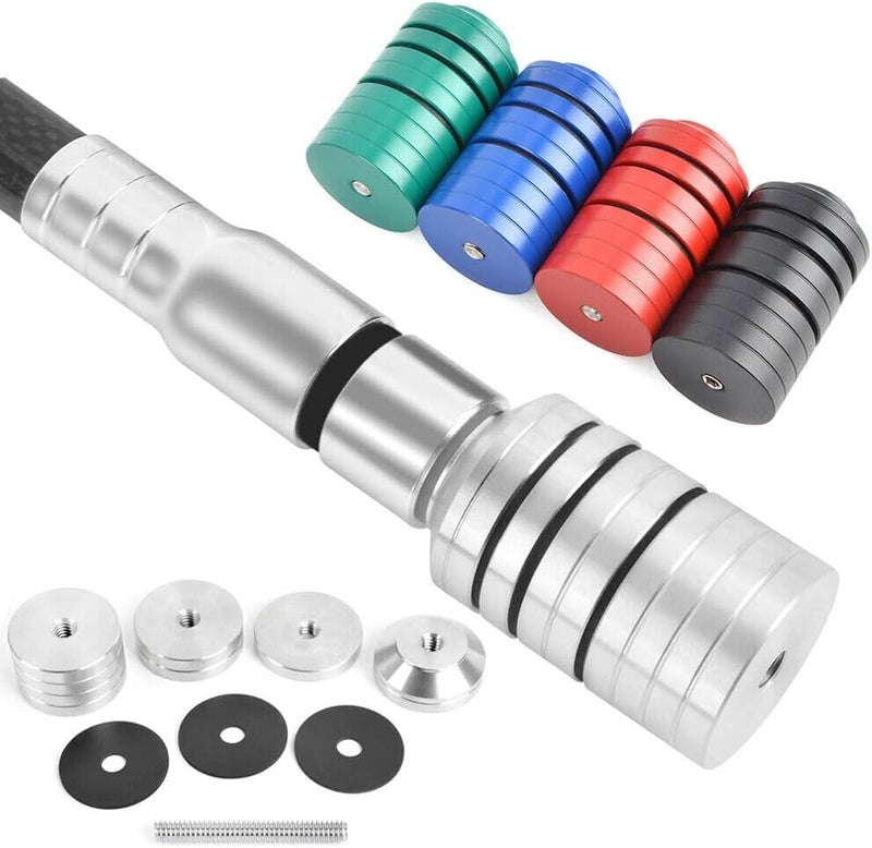 wolfman Archery Bow Stabilizer Weight Kit Detachable Bow Stabilizer Weights Kit Counterweight Kit Bow Riser Counterweight for Compound Bow Recurve Bow Balance Bar - Image 1